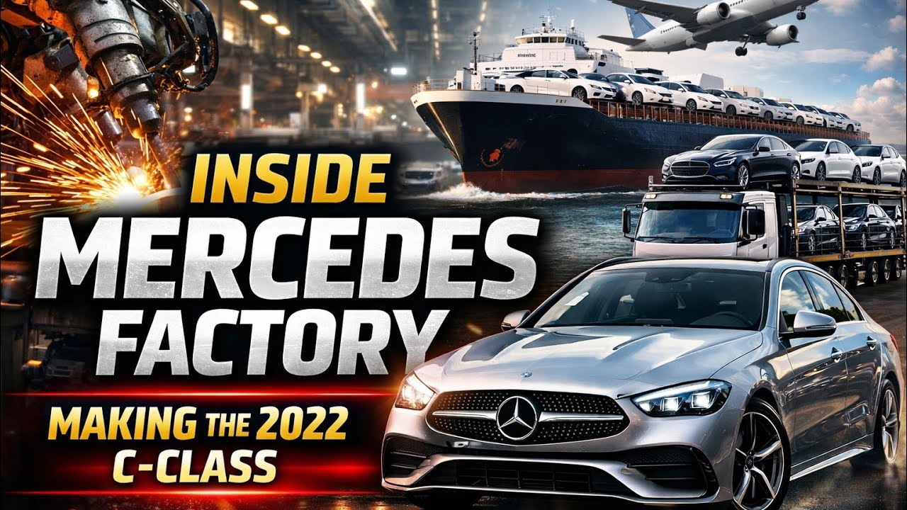 Inside Mercedes Factory – How the 2022 Mercedes C-Class Is Made in Germany | Full Production Process