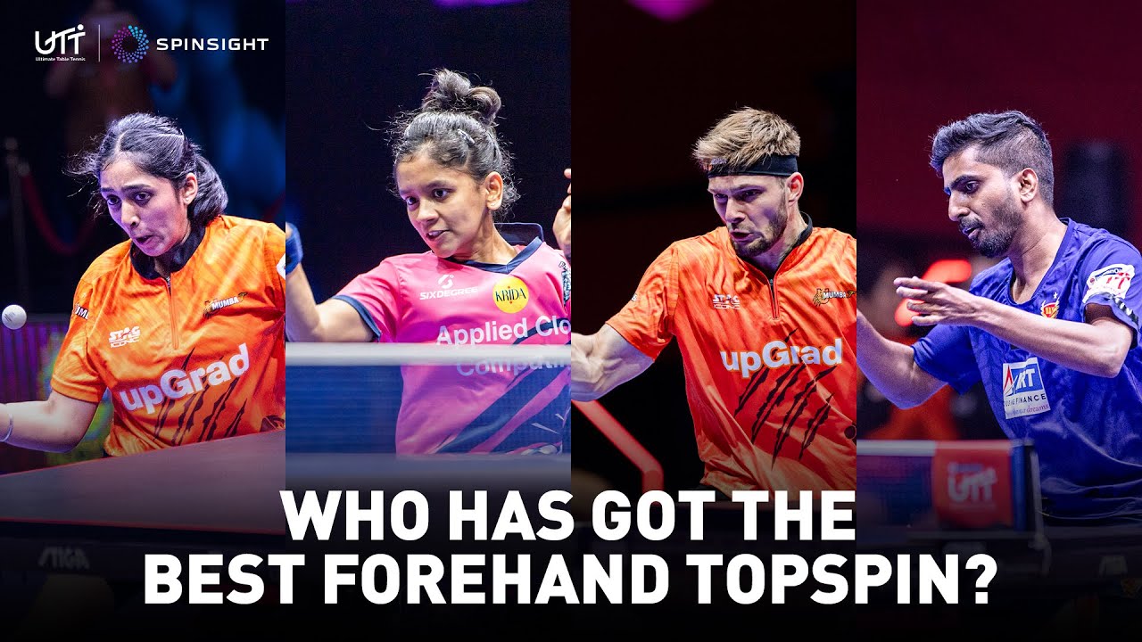 Who Has the Best Forehand Topspin at UTT? | UTT x Spinsight ESN Digital 🔥🏓
