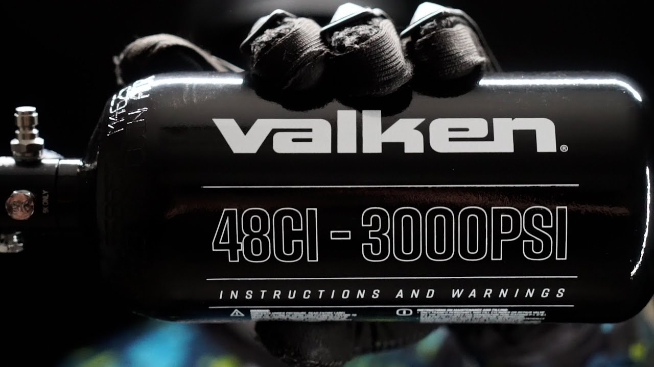 NEW Valken 48ci paintball tank!