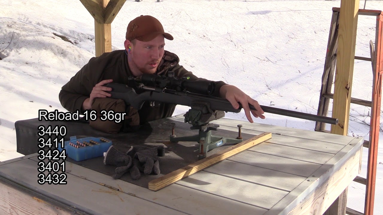 Тестовая нагрузка 22-250: Reloader 16 + 53gr Nosler = Потрясающая точность!