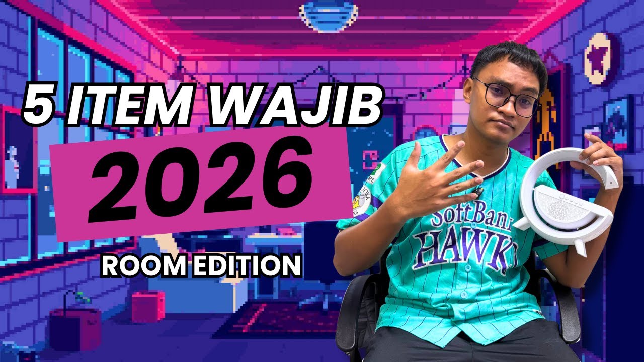 5 ITEM WAJIB UNTUK BILIK BAGI TAHUN 2026??!!!