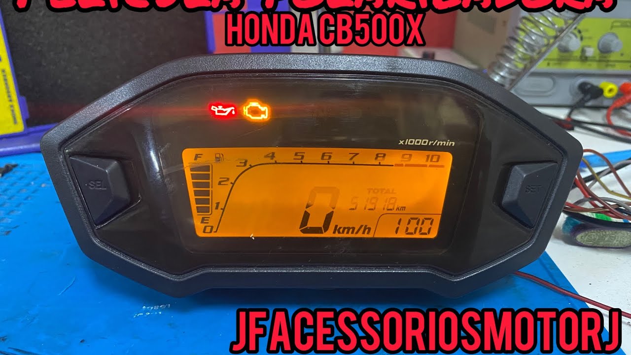 Painel Honda Cb500x Cb650f Película Polarizadora Queimada