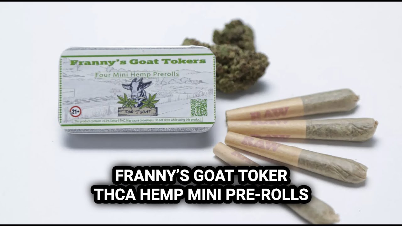 Introducing Franny's Goat Toker THCa Hemp Mini Pre-Rolls!