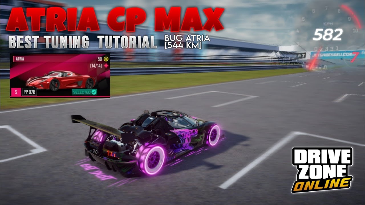 Fastest Atria CP Max Tune Ever?! (Top Speed Test) | OP NAiF | Drive Zone Online
