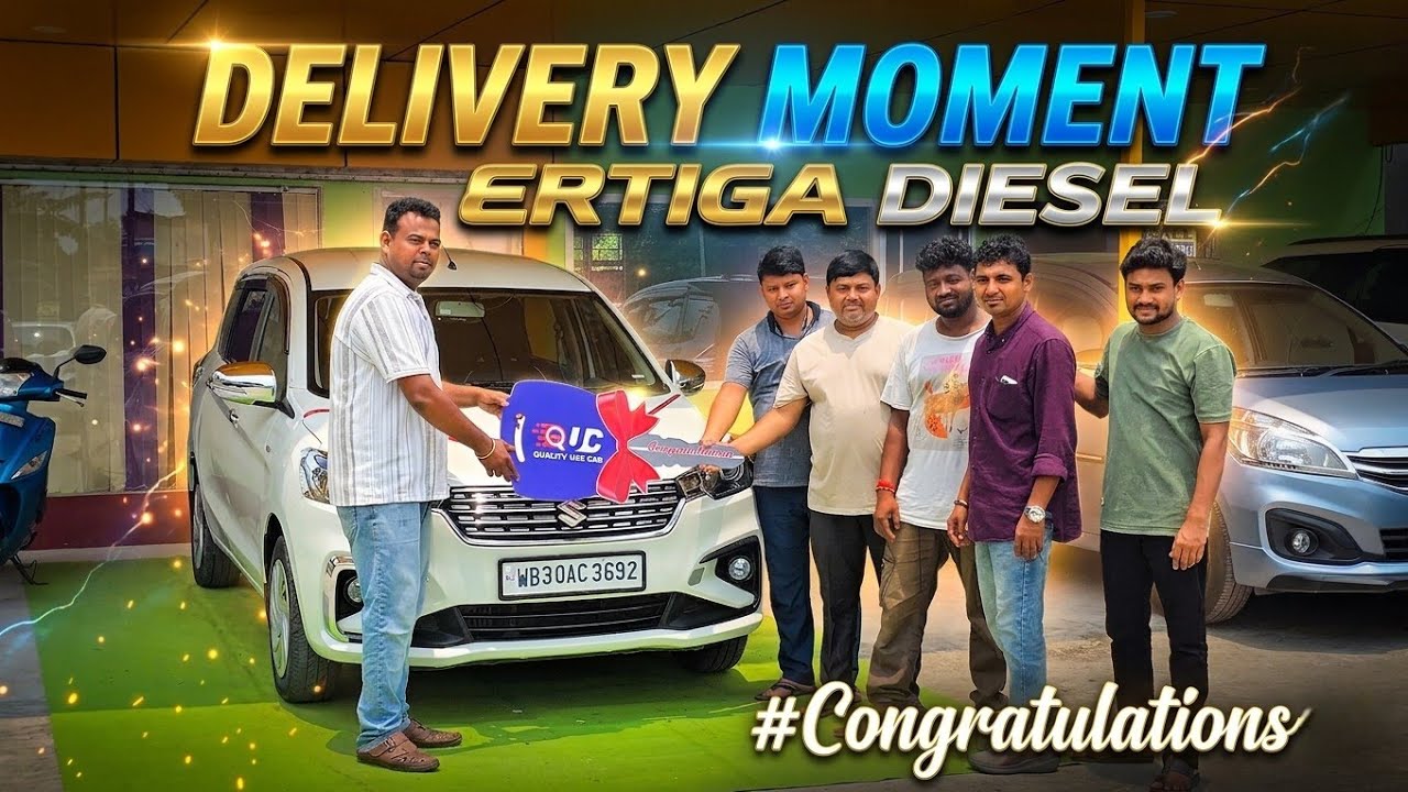 Ertiga Diesel Delivery 💐 || Used Car Showroom In Purba Medinipur || #congratulations ❤️
