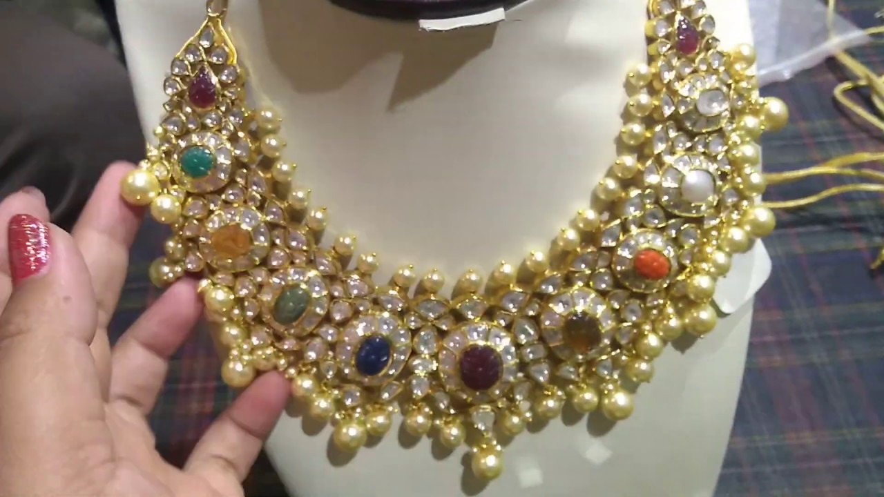 Kundan Necklace sets with price & weight| order online