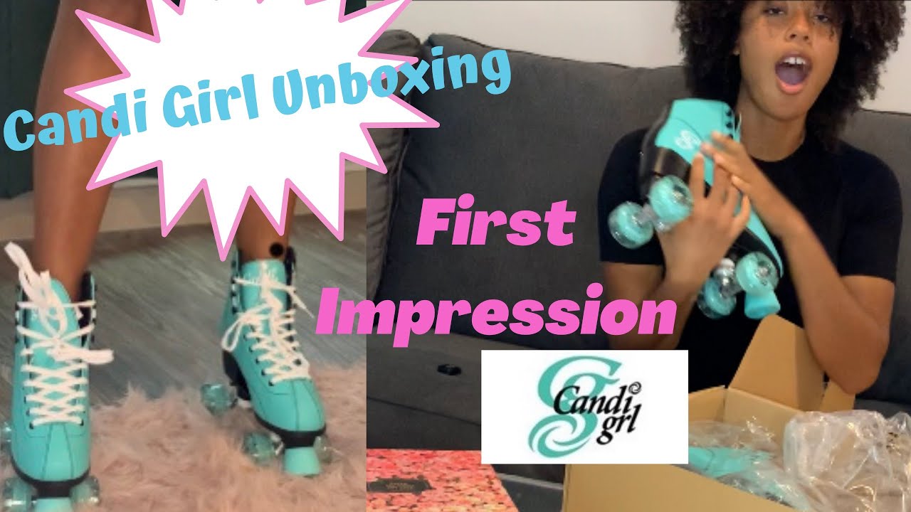 Candi Girl Roller Skate Unboxing + My First Skate Session