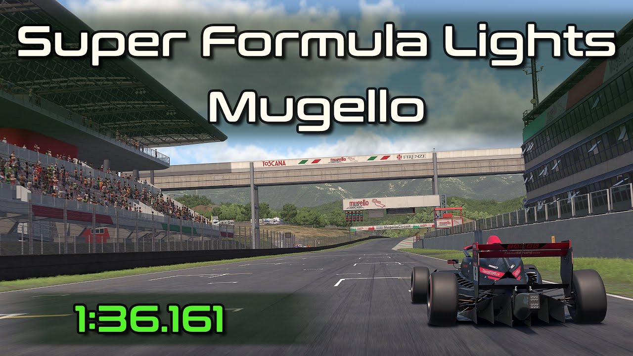 iRacing SFL Super Formula Lights Mugello Q Hotlap 1:36.161 - 2025 Season 3