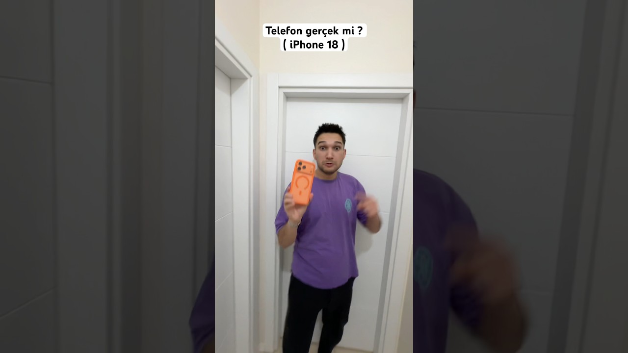 Telefon ger&ccedil;ek mi ? ( iPhone 18 )
