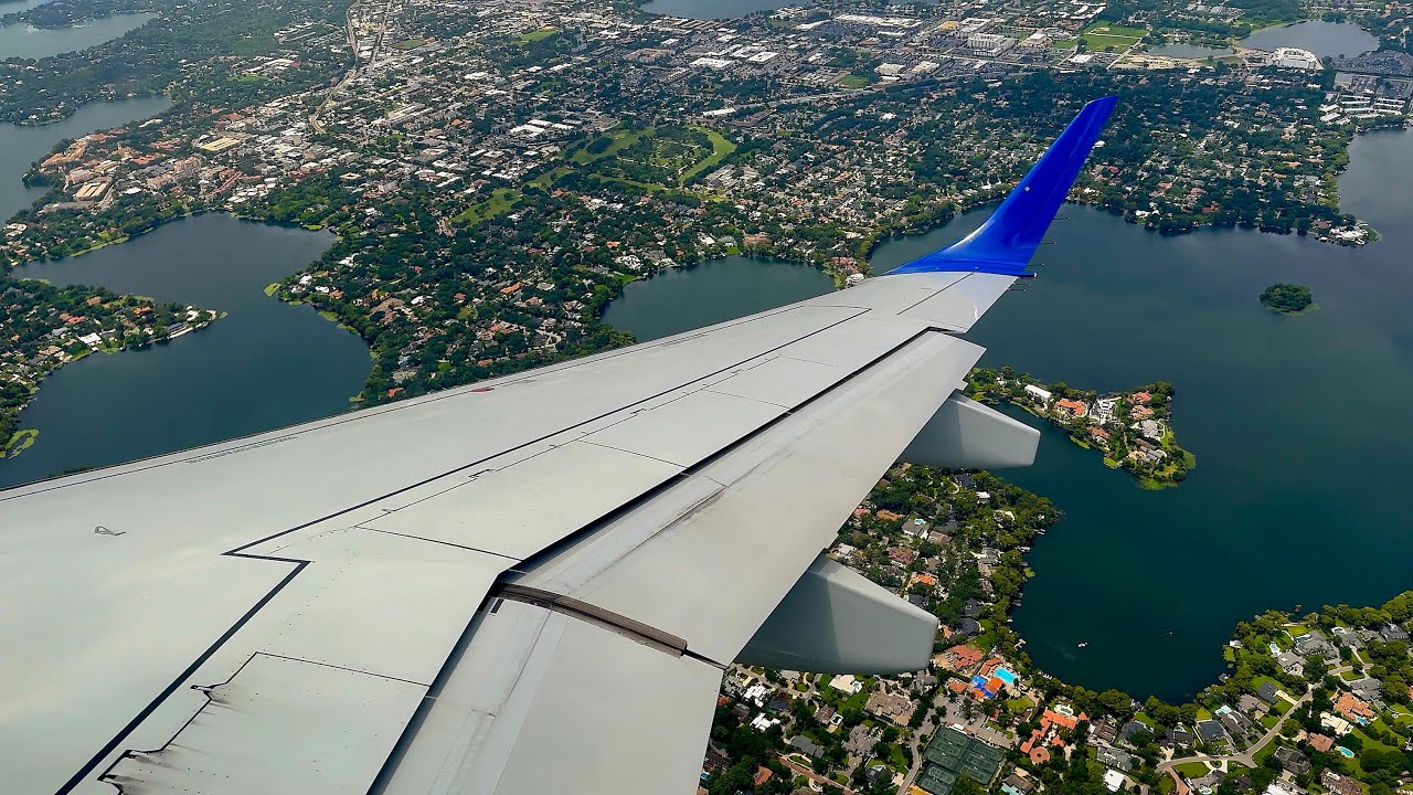 [4K] &ndash; Turbulent Orlando Landing &ndash; Breeze Airways &ndash; Embraer ERJ-195 &ndash; MCO &ndash; N198BZ &ndash; SCS 1144