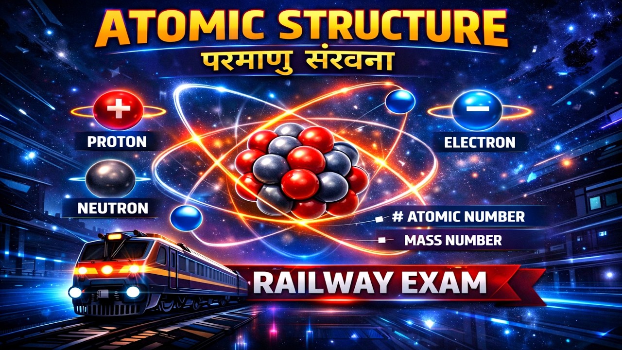 Atomic Structure One Shot | Railway Group-D / ALP / NTPC