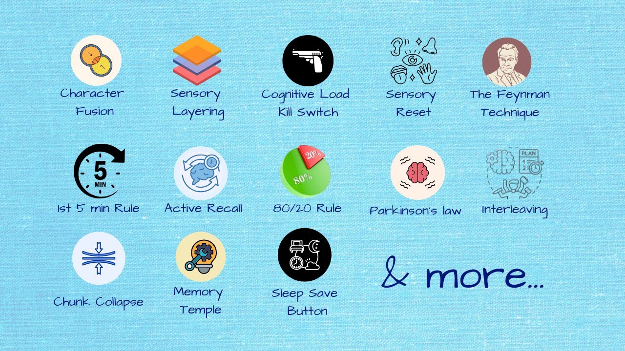 All Brain HACKS to Study FAST & Remember Forever