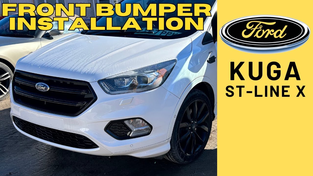Установка переднего бампера Ford Kuga ST-Line X — дубль 2