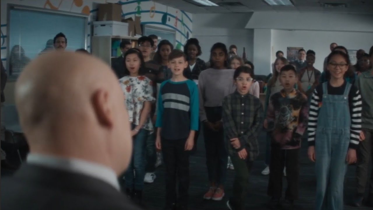 Kids at School Sing for Mayor Fisk Scene - Daredevil: Born Again (HD)