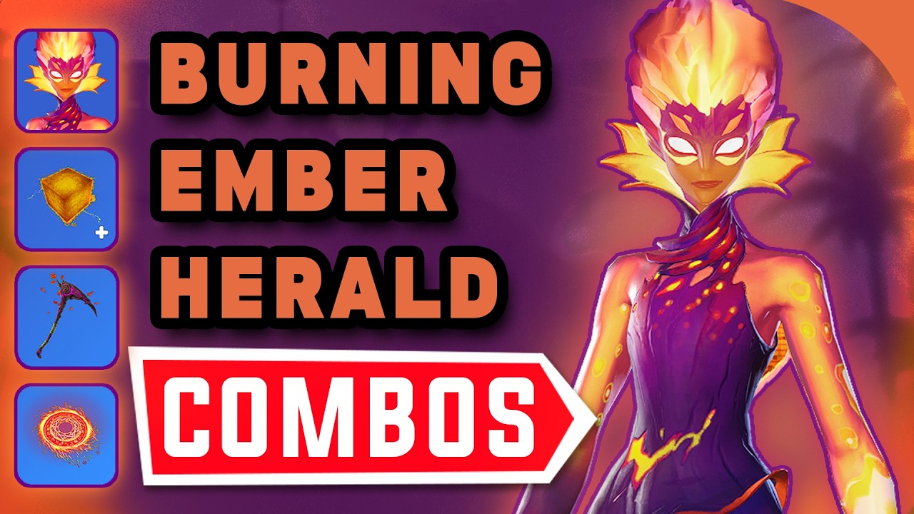Best *BURNING EMBER HERALD* Skin COMBOS with Gameplay