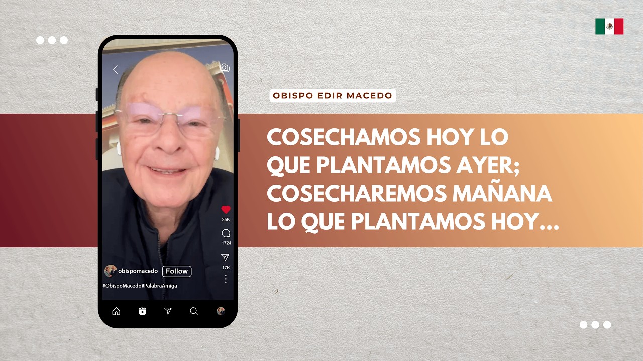 COSECHAMOS HOY LO QUE PLANTAMOS AYER; COSECHAREMOS MAÑANA LO QUE PLANTAMOS HOY…