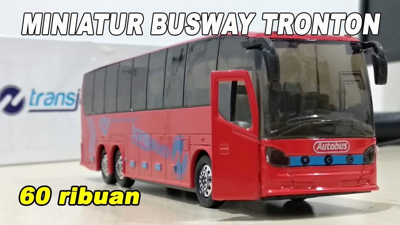 Miniatur Bus Transjakarta Triple Axle