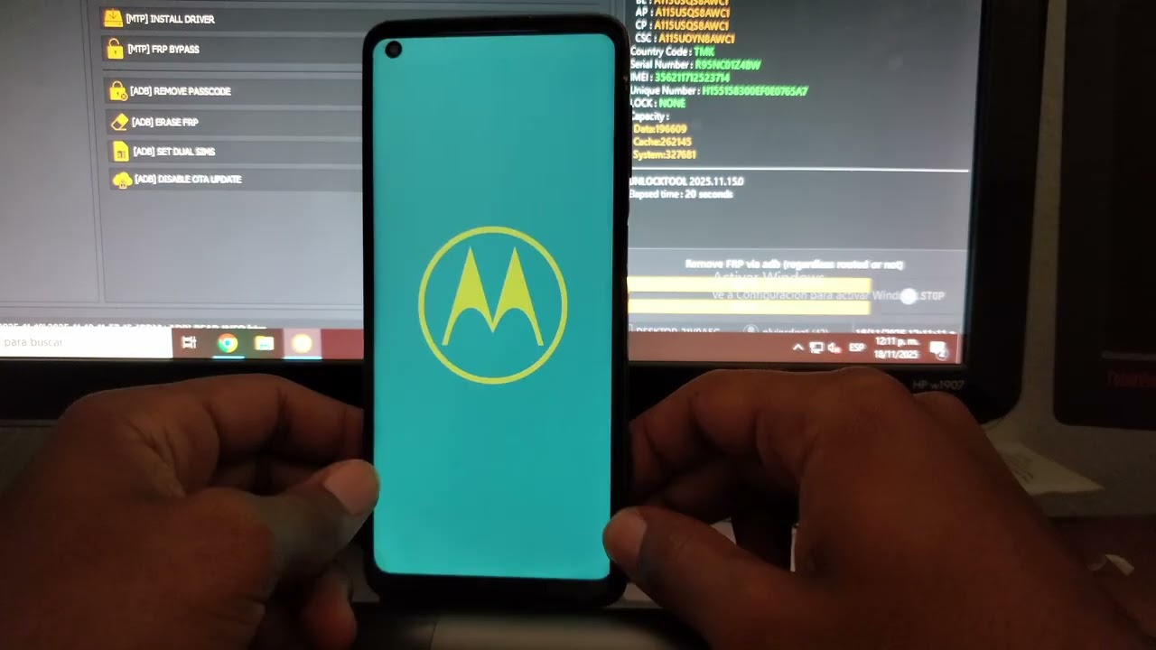 Quitar cuenta google Motorola Moto G Power 2021