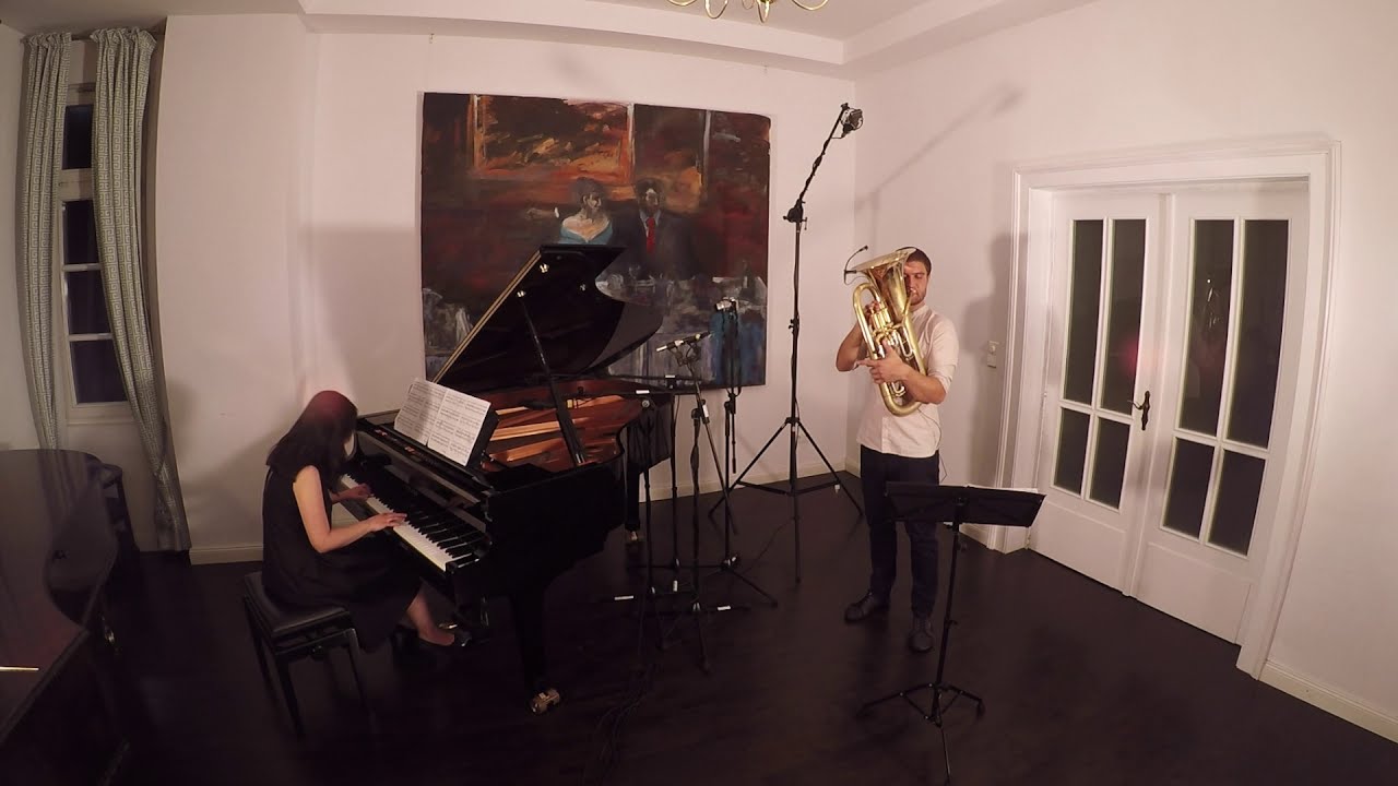 DUO NEWPHONIUM - Danzone Nr.1 by Steven Verhelst (Euphonium and Piano)