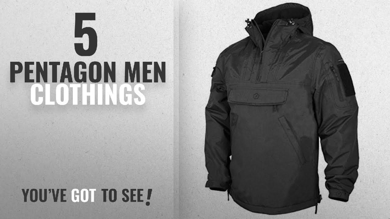 Top 10 Pentagon Men Clothings [ Winter 2018 ]: Pentagon Uta Men's Anorak Black Size XL