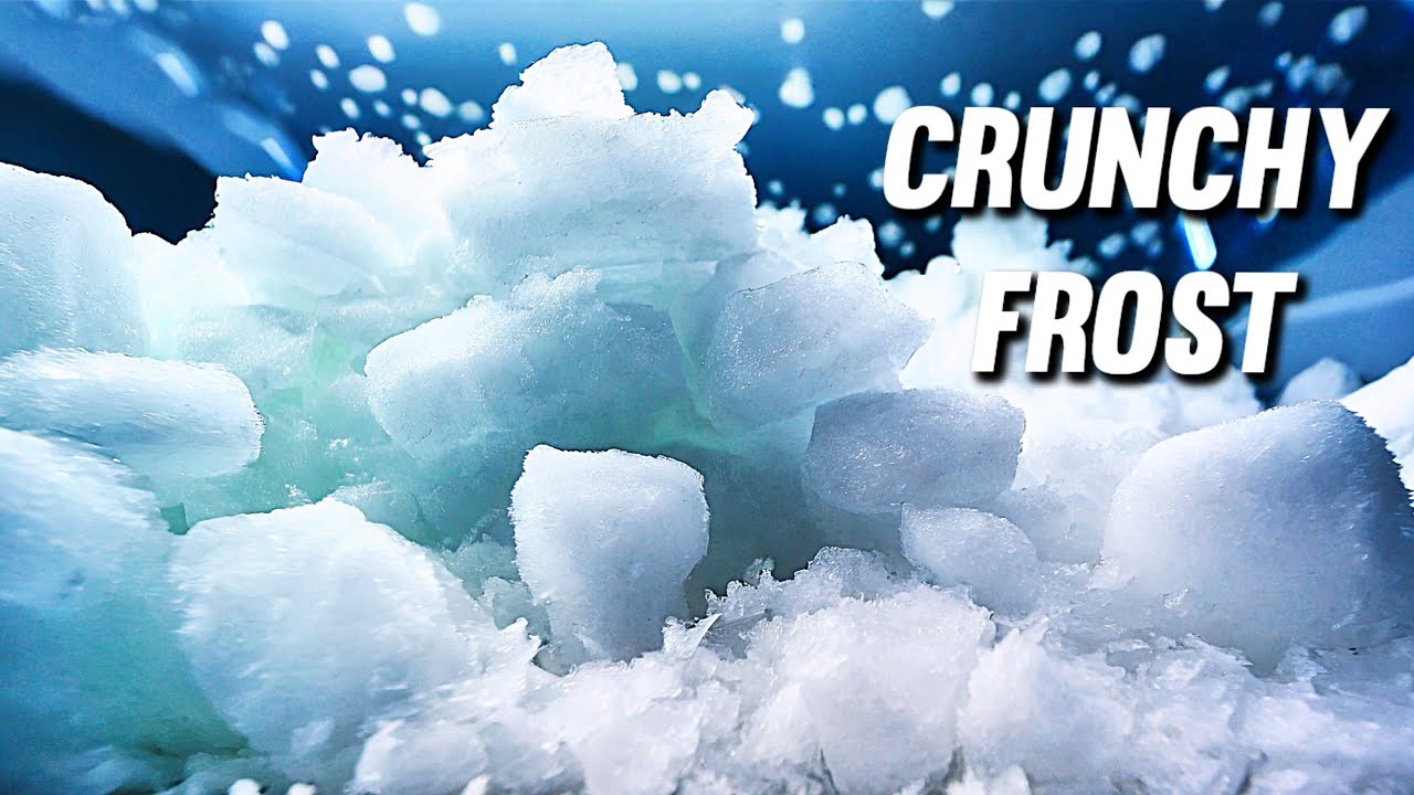 Crunchy Freezer Frost Compilation ASMR