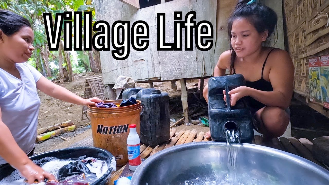 Village Life in the Philippines - Lechon Pork Belly, a Birthday Party, and Filipinas Washing Clothes
