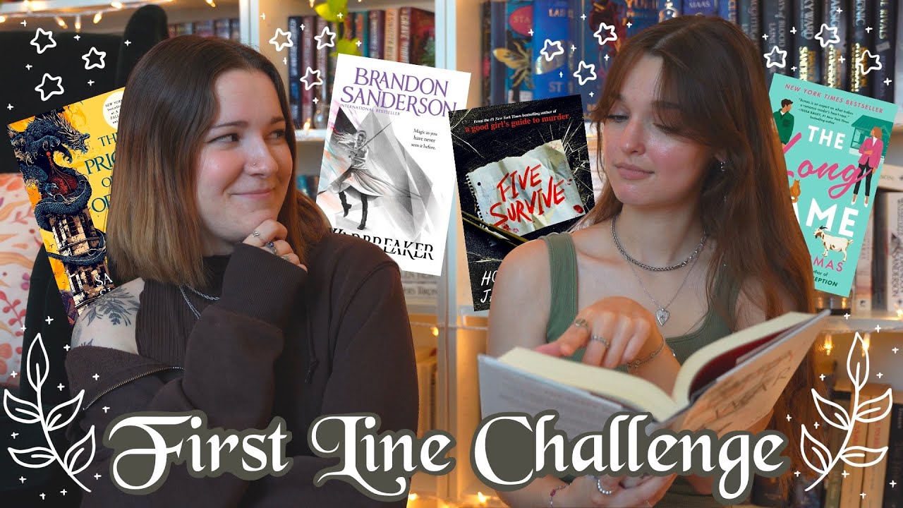 FIRST LINE CHALLENGE | guessing the book based on the first sentence 🌿