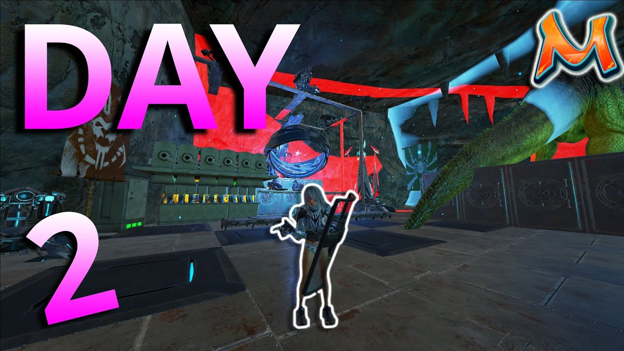 DUO DEFENDING OUR PEARL CAVE AGAINST ALPHA TRIBE DAY 2 - ARK PvP