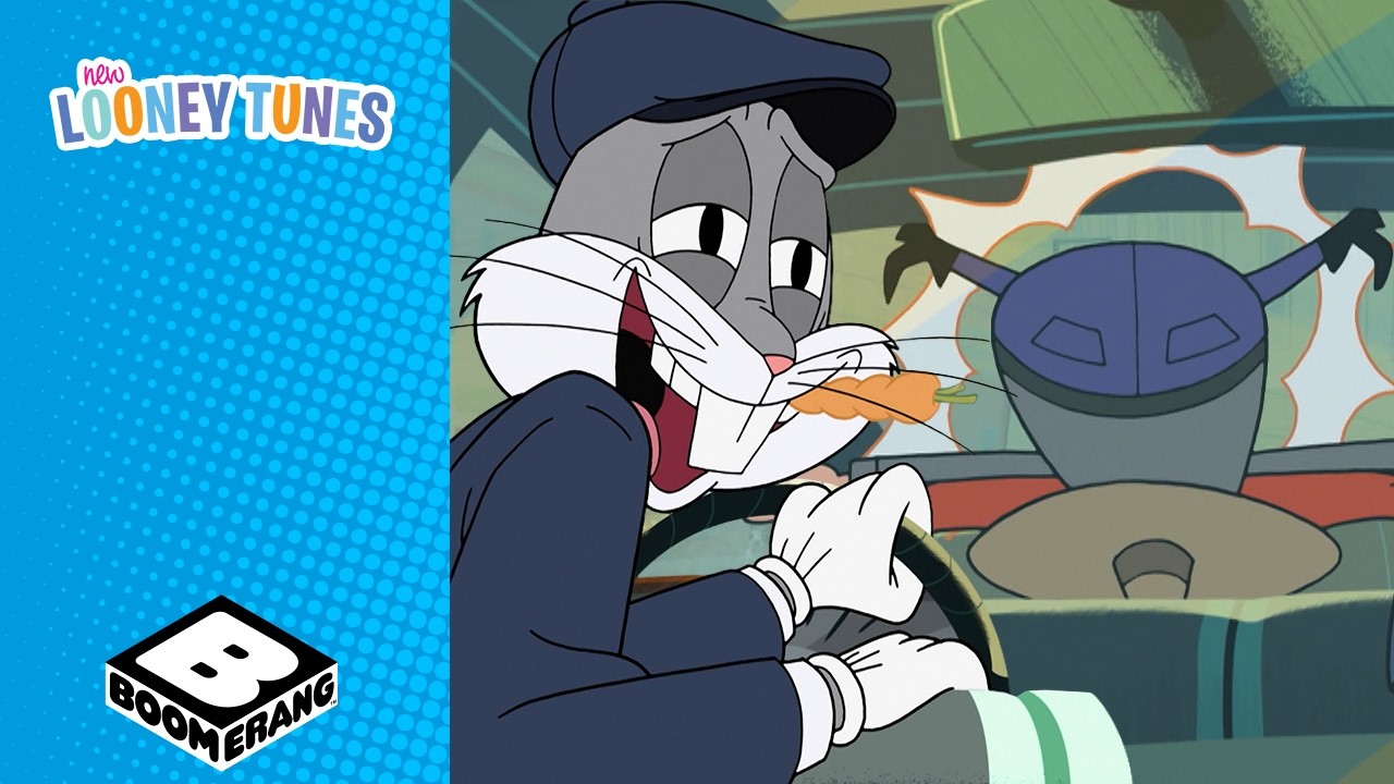 Safety Belt Lesson with Professor Bugs Bunny 🚗 | New Looney Tunes | Boomerang UK