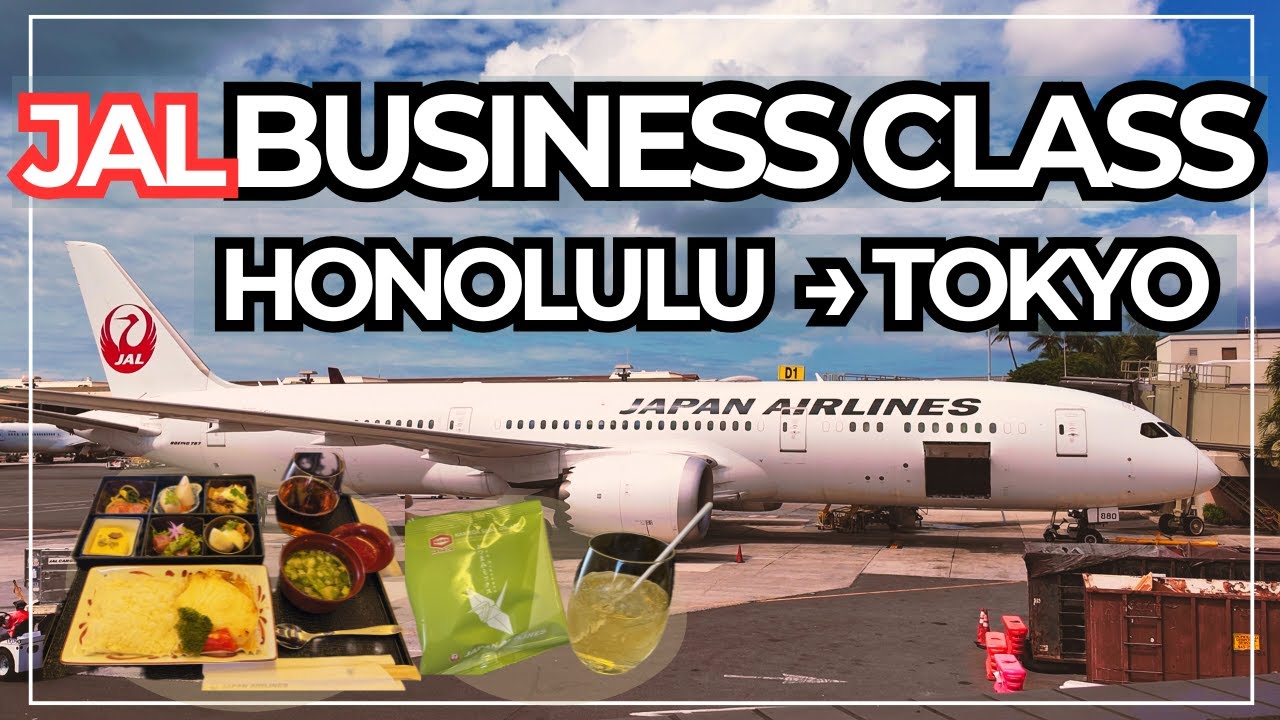 JAL Business Class JL783 to Tokyo ✈️ Full Flight & Sakura Lounge Highlights [4K]