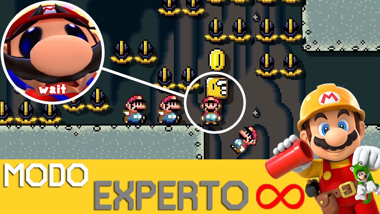 TERROR al INICIO y lo PEOR al FINAL 🤨🤕 - MODO EXPERTO INFINITO (NO SKIP) - SMM2 - ZetaSSJ