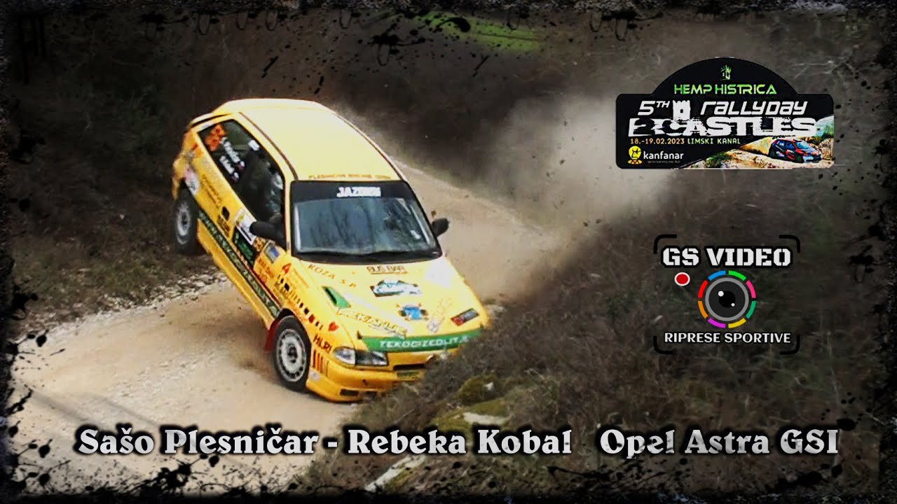 5° RallyDay Due Castelli 2023 | Sašo Plesničar - Rebeka Kobal | Opel Astra GSI