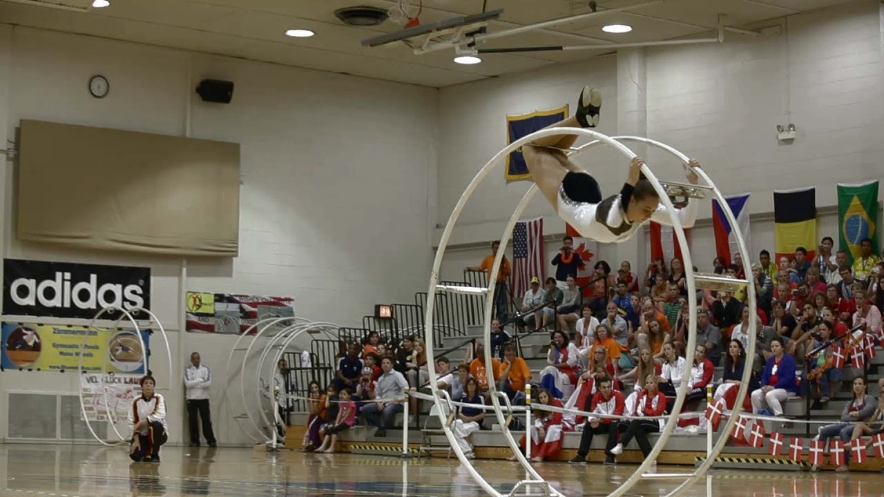 WC 2013 in Wheel Gymnastics  Senior Woman straight line Cheyenne Riccarda Vogel 4th Place
