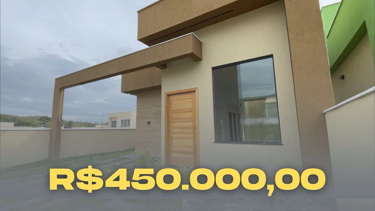 O lar que muitos sonham em Maricá: casa moderna em condomínio por R$ 450 mil