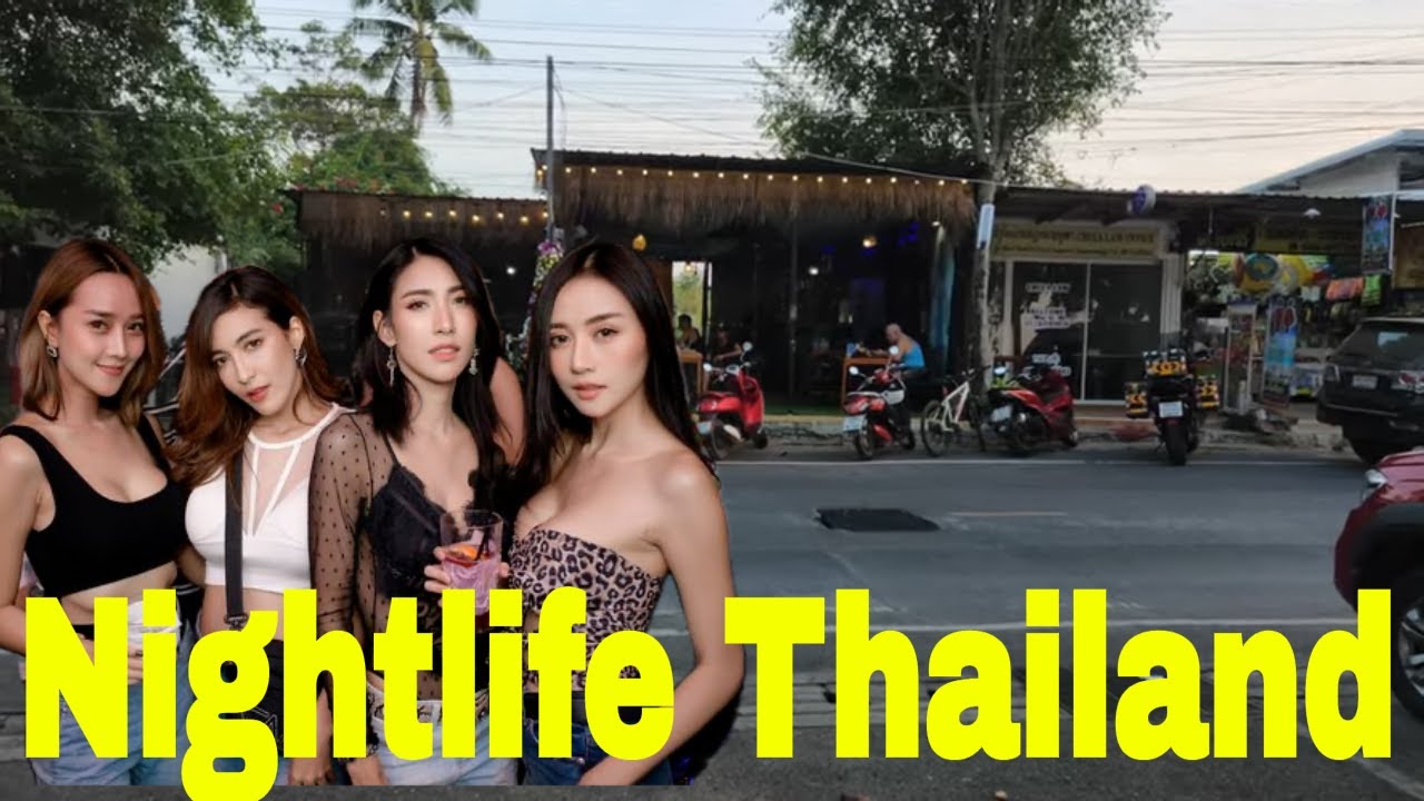 Bang Saray Beach Nightlife & Street Views Minutes From Pattaya Thailand