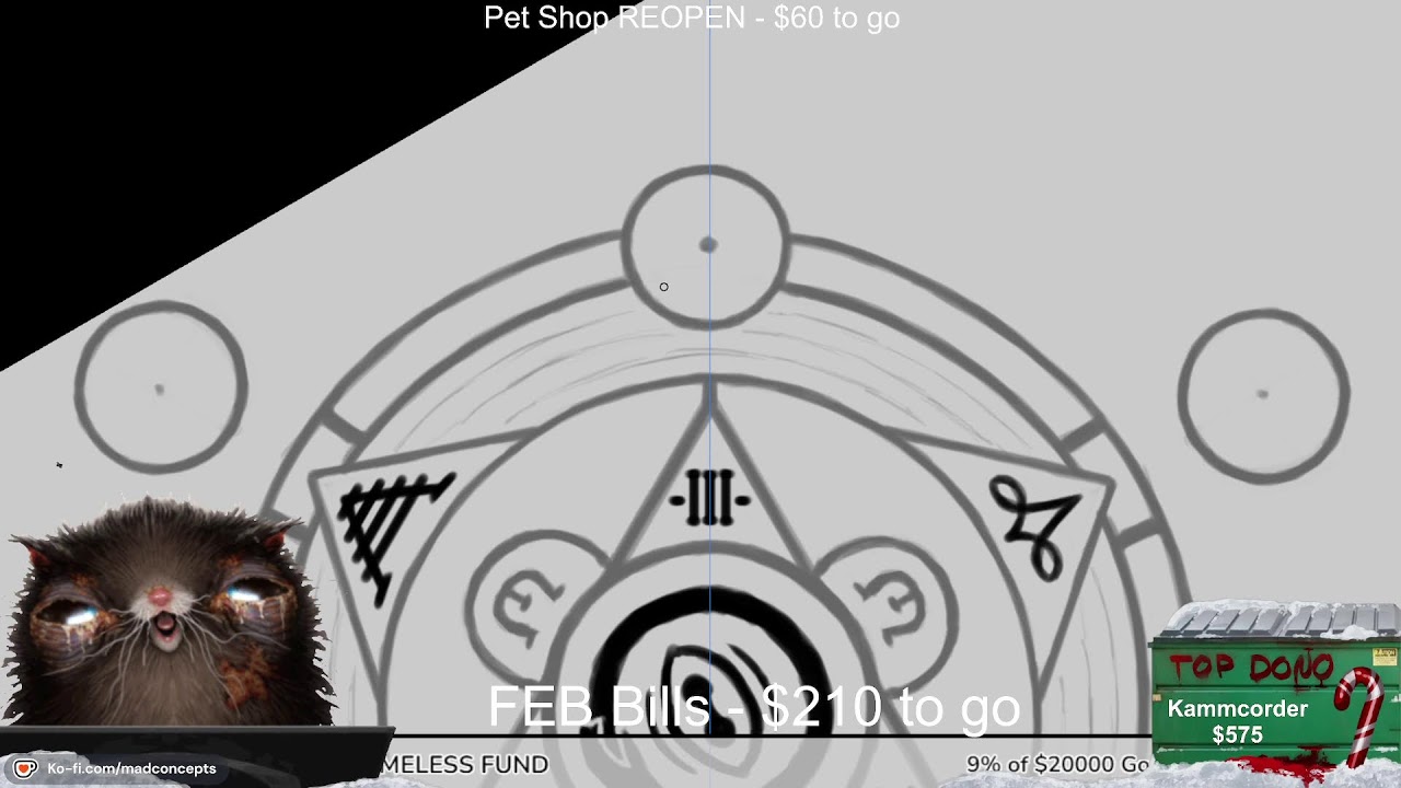 Horror Art Digital Painting Stream - Video Game Art