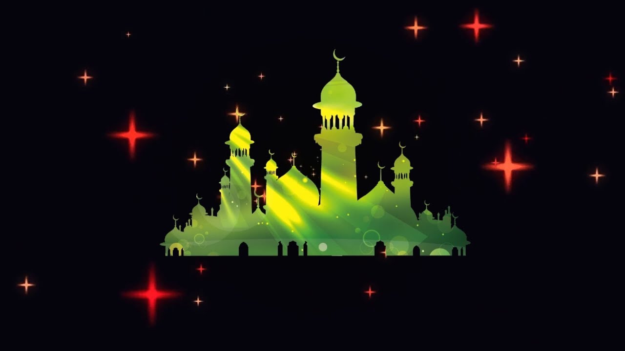 5 free Eid Mubarak Islamic background Royalty-Free videos