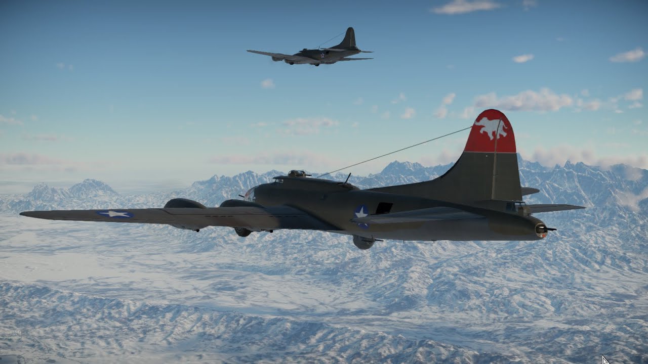 War Thunder | B-17 Flying Fortress Small Squadron Gameplay (No Commentary)