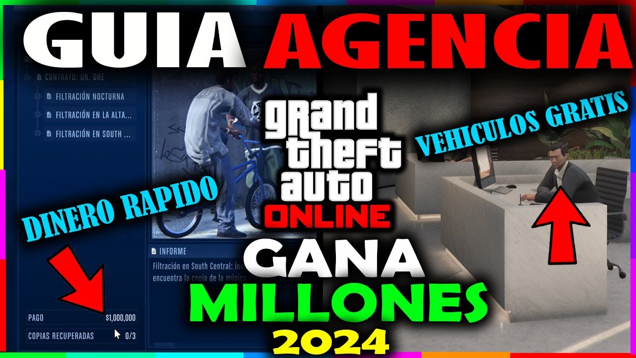 COMO *GANAR MILLONES* con la AGENCIA GUIA COMPLETA en GTA 5 Online 2024! COMO SER MILLONARIO en GTA