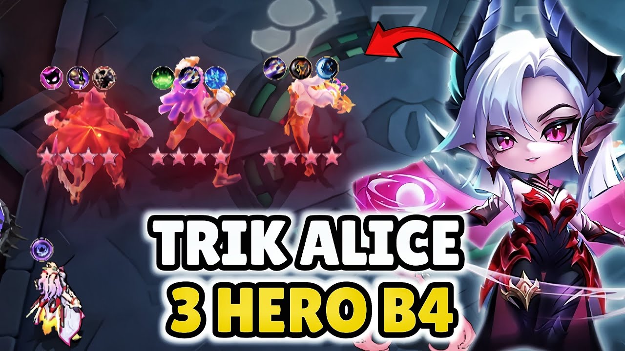 CARA MUDAH PAKE COMMANDER ALICE 3 HERO B4 KUAT BANGET DI JAMIN WIN! COMBO PUSH TERBARU MCGG