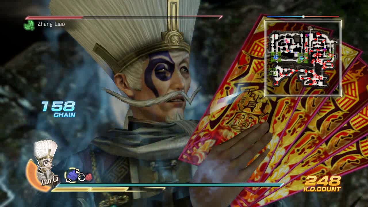 Dynasty Warriors 8 XL:CE - DLC Stage:In Pursuit of Lu Lingqi (Ultimate) -Zuo Ci Gameplay
