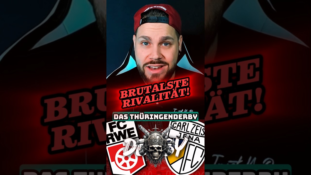 Das #th&uuml;ringenderby! Diese Rivalit&auml;t ist krass! #carlzeissjena #rotwei&szlig;erfurt