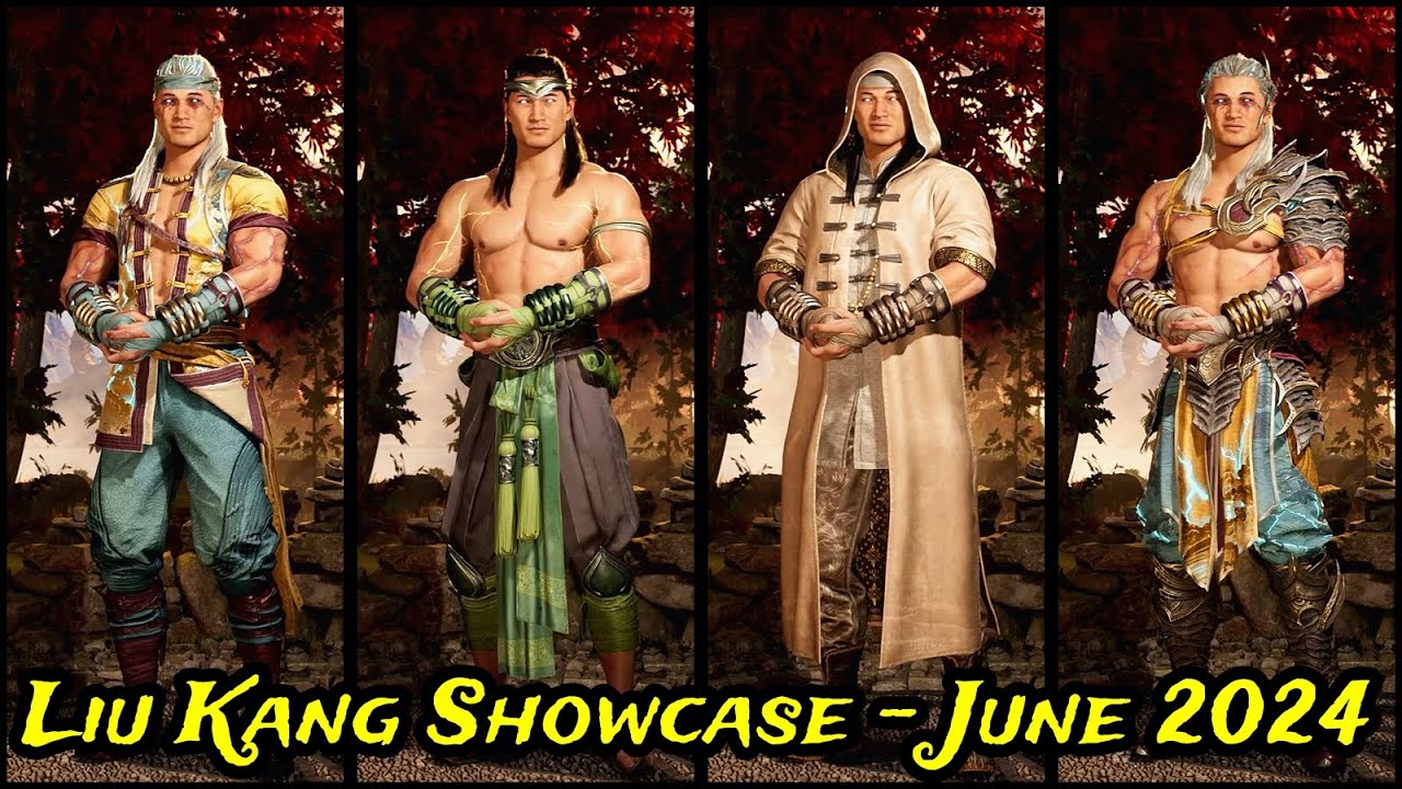 Liu Kang Showcase - Gear & Skins (June 2024 Update) - Mortal Kombat 1