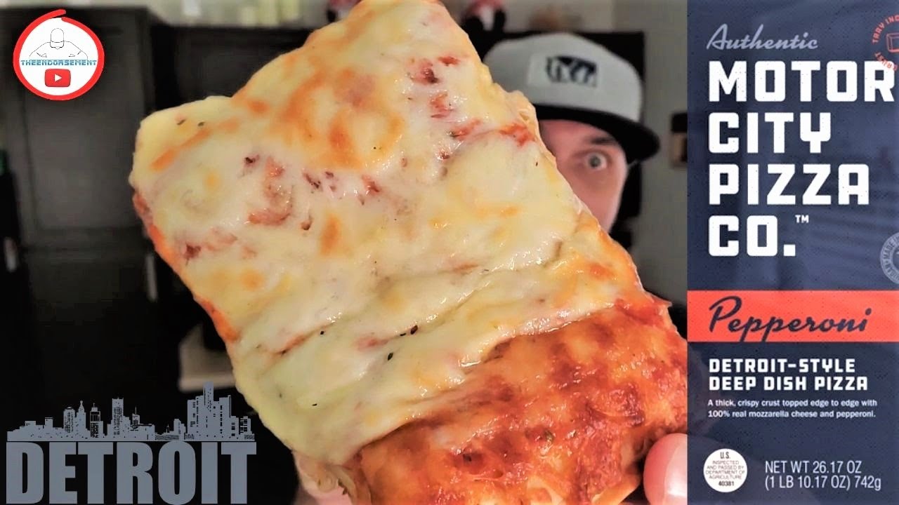 Authentic MOTOR CITY PIZZA CO.® 4 CHEESE PIZZA Review! 🚘🧀🍕| FROZEN PIZZA REVIEW!