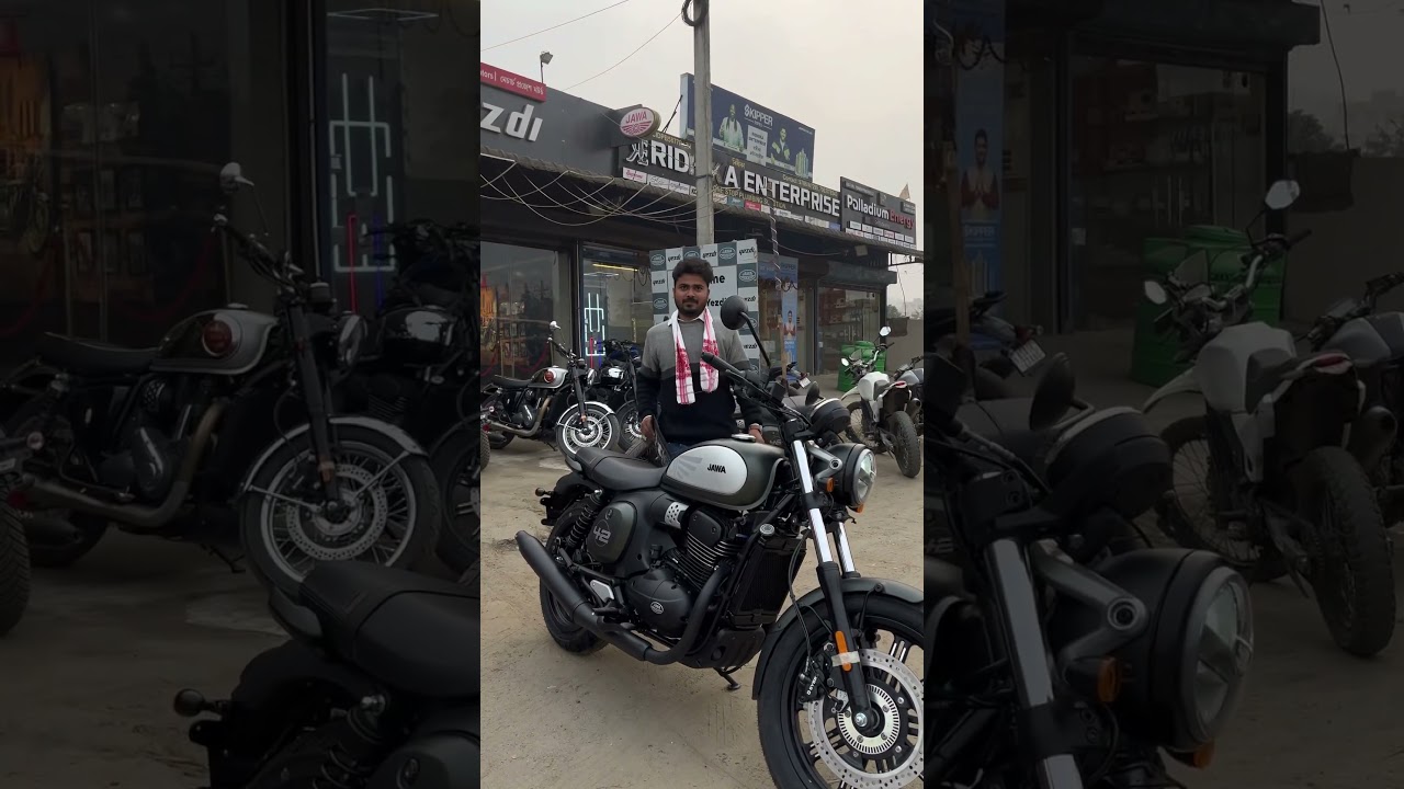 Jawa 42 Fj delivery ❤️🏍️#@Suhyal-11 #shorts #boom #bike #shortvideo #music #wow #happy