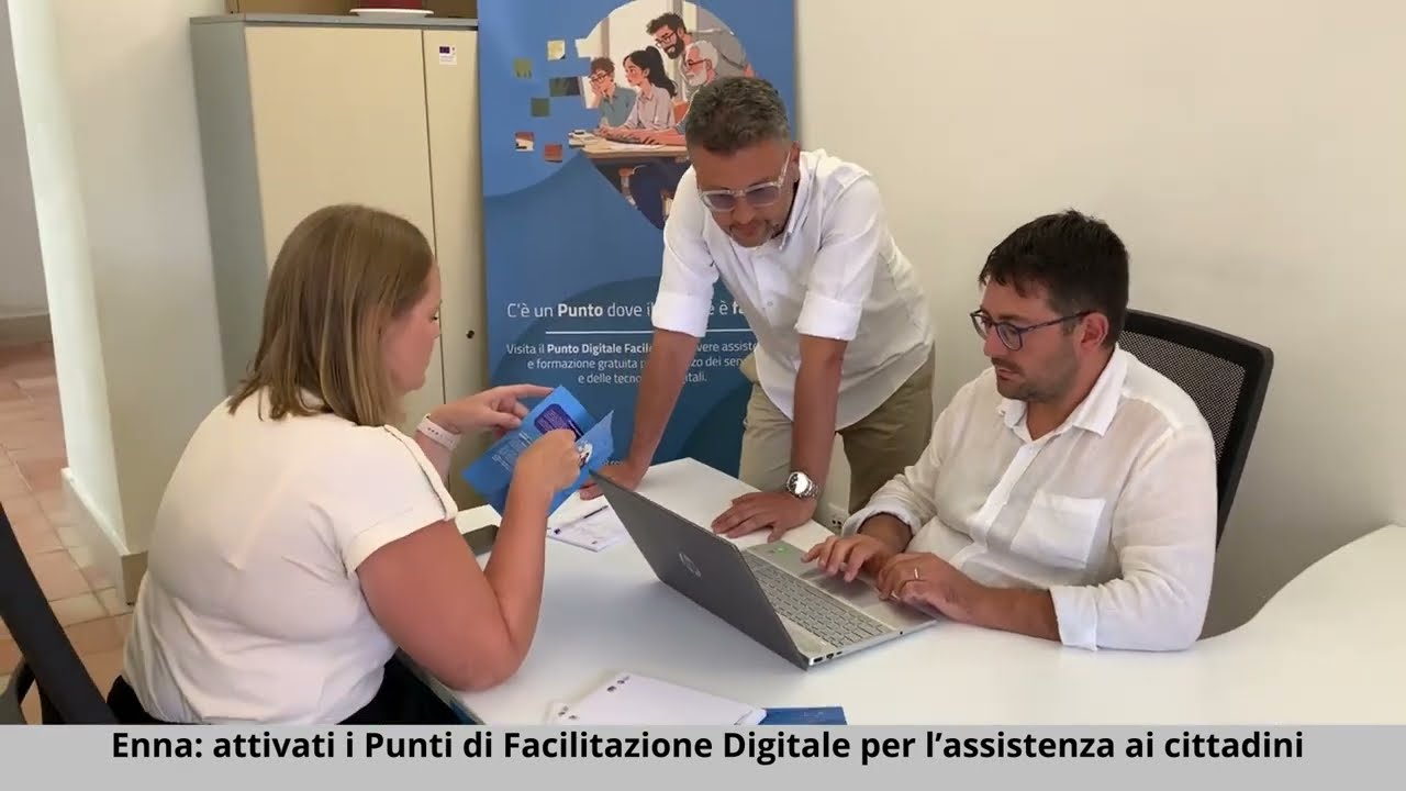 Enna: attivati i Punti di Facilitazione Digitale per l&rsquo;assistenza ai cittadini