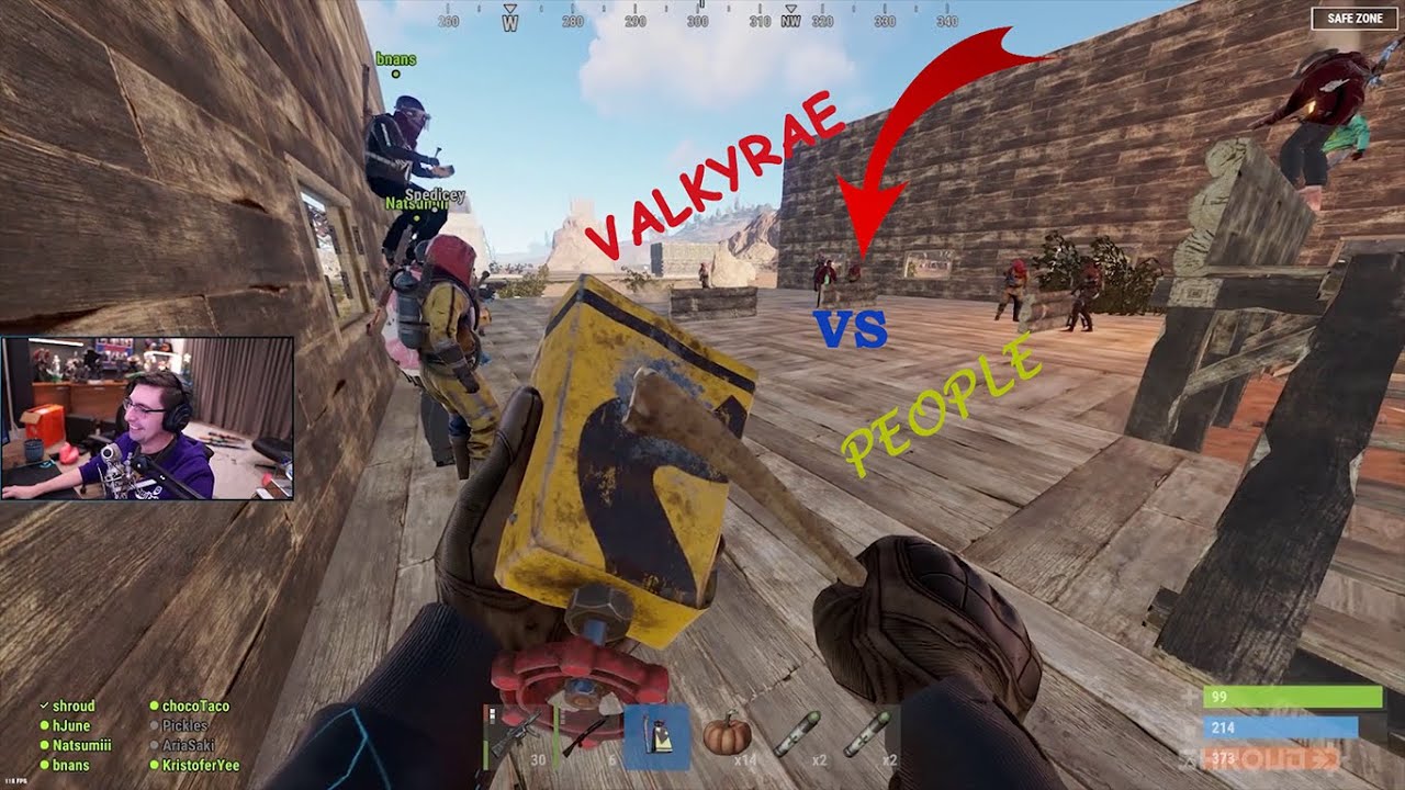 Shroud Attends People Vs Valkyrae Trial ft. Ludwig, Sykkuno & Others - OTV Rust Funny Moments