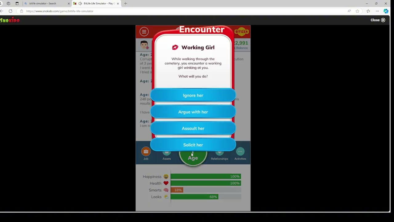 BitLife Playthrough (No Commentary)