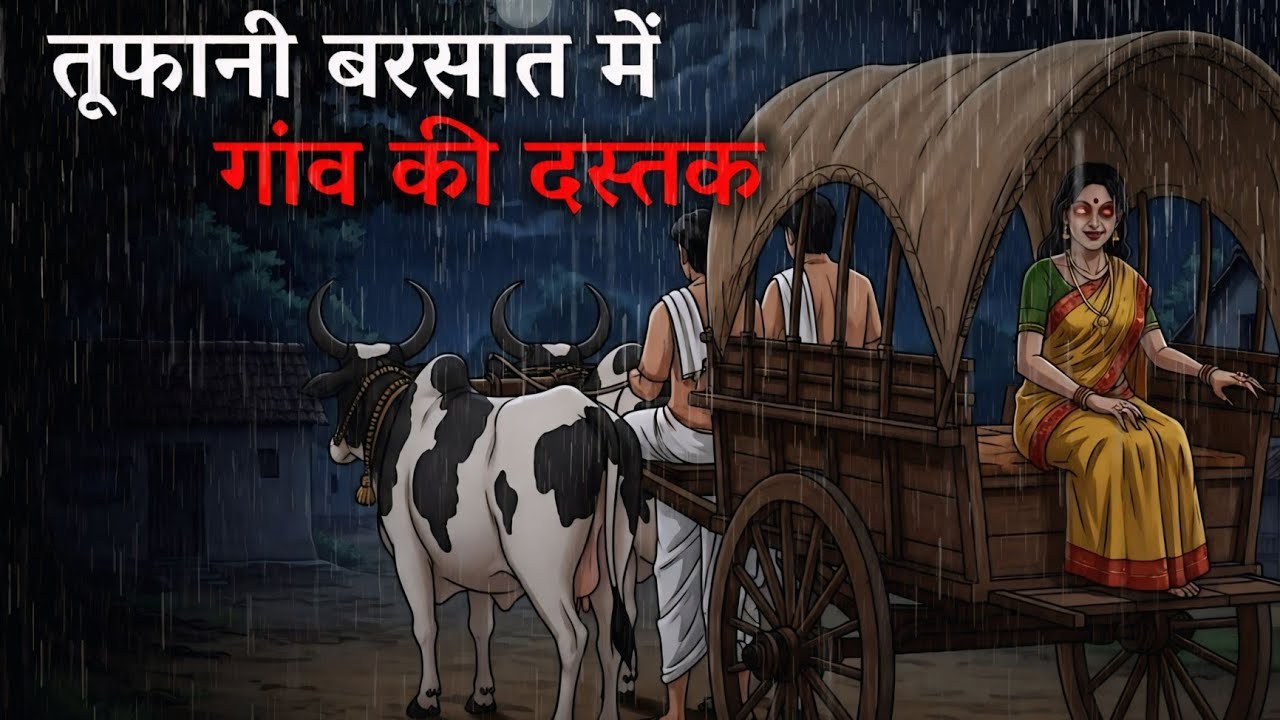 तूफानी बरसात में गांव की दस्तक | Tufani barsat | Horror story in hindi | Horror kahani | Moral Story