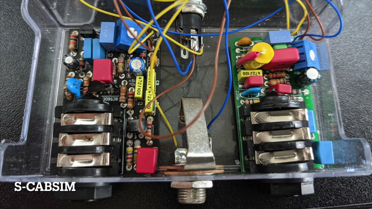 M-CabSim(TL071 based) & S-CabSim (transistor based) DIY